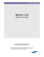 Samsung SyncMaster P1980ER Manual Del Usuario preview
