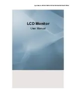 Samsung SyncMaster P2050 User Manual preview