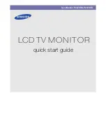 Samsung SyncMaster P2370 Quick Start Manual preview