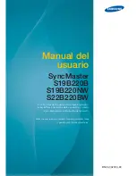 Samsung SyncMaster S19B220B Manual Del Usuario preview