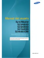 Samsung SyncMaster S22A650D Manual Del Usuario preview