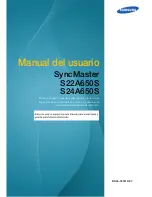 Samsung SyncMaster S22A650S Manual Del Usuario preview