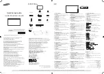 Samsung SyncMaster UD46A Quick Setup Manual preview