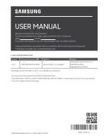 Preview for 1 page of Samsung The Frame 43LS03B User Manual