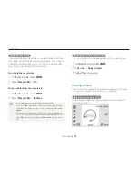 Предварительный просмотр 70 страницы Samsung TL220 - DualView Digital Camera User Manual