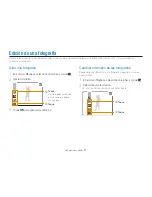 Предварительный просмотр 56 страницы Samsung TL34HD - Digital Camera - Compact Manual Del Usuario