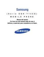 Preview for 1 page of Samsung TracFone SGH-T155G Series Manual Del Usuario