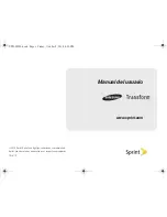 Samsung Transform SPH-M920 Manual Del Usuario preview