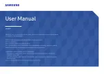 Samsung U32R590 User Manual preview