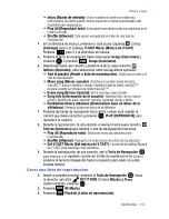 Preview for 115 page of Samsung U900 - SGH Soul Cell Phone Manual Del Usuario