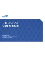 Samsung UD55D User Manual preview