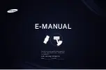 Samsung UE32D6510WK E-Manual preview