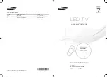 Samsung UE40ES7000U User Manual preview