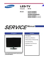 Samsung UN19C4000PD Service Manual preview