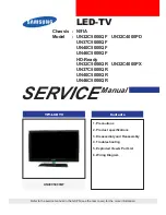 Samsung UN32C5000QF Service Manual preview