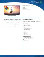 Предварительный просмотр 1 страницы Samsung UN32EH5000FXZA Brochure