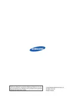 Предварительный просмотр 3 страницы Samsung UN32F50**AF Service Manual