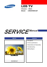 Preview for 1 page of Samsung UN40H5003AF Service Manual