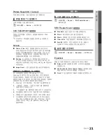 Предварительный просмотр 21 страницы Samsung UN65C8000XF User Manual