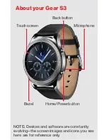 Preview for 2 page of Samsung VERIZON Gear S3 CLASSIC Quick Reference Manual