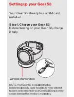 Preview for 4 page of Samsung VERIZON Gear S3 CLASSIC Quick Reference Manual