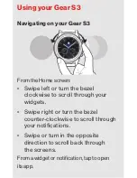 Preview for 7 page of Samsung VERIZON Gear S3 CLASSIC Quick Reference Manual