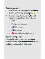 Preview for 9 page of Samsung VERIZON Gear S3 CLASSIC Quick Reference Manual