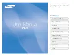 Samsung Vluu ST600 User Manual предпросмотр