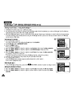 Предварительный просмотр 110 страницы Samsung VP D 352 i Owner'S Instruction Book