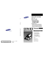 Samsung VP-D455 Service Manual preview