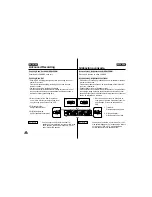 Preview for 32 page of Samsung VP-D55, VP-D60, VP-D65 Owner'S Instruction Book