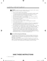 Preview for 4 page of Samsung WA476DSHASU/A1 User Manual