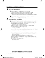 Preview for 6 page of Samsung WA476DSHASU/A1 User Manual