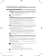 Preview for 12 page of Samsung WA476DSHASU/A1 User Manual