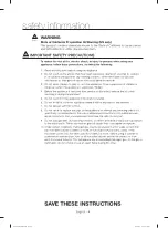 Preview for 4 page of Samsung WA50M7450AP/A4 User Manual