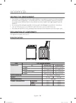 Preview for 38 page of Samsung WA50M7450AP/A4 User Manual