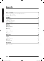 Preview for 2 page of Samsung WA90T526 Series User Manual