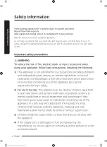 Preview for 4 page of Samsung WA90T526 Series User Manual