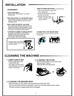 Preview for 6 page of Samsung Washing machine Owner'S Instructions Manual