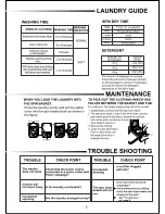 Preview for 7 page of Samsung Washing machine Owner'S Instructions Manual