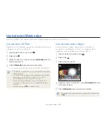 Preview for 42 page of Samsung WB100 Manual Del Usuario