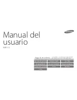 Предварительный просмотр 1 страницы Samsung WB110 Manual Del Usuario