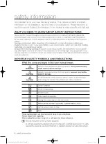 Preview for 4 page of Samsung WD0854W8NF User Manual