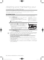 Preview for 34 page of Samsung WD0854W8NF User Manual