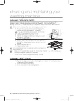 Preview for 36 page of Samsung WD0854W8NF User Manual