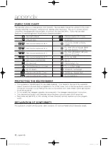 Preview for 42 page of Samsung WD0854W8NF User Manual