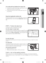 Предварительный просмотр 19 страницы Samsung WD11J8 Series User Manual