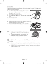 Предварительный просмотр 38 страницы Samsung WD11J8 Series User Manual