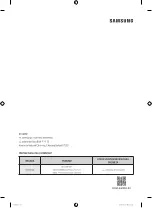 Preview for 128 page of Samsung WD21T6500 Series User Manual