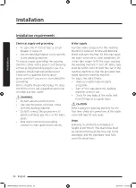 Preview for 20 page of Samsung WD85T4 Series User Manual